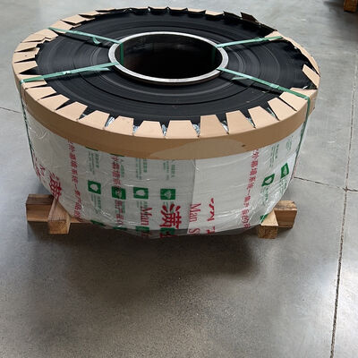 AA3003 H24 Lembar Aluminium Berwarna Hitam Berkilau Tinggi Lapisan Aluminium Berkilau Polyester Untuk Bahan Gutter