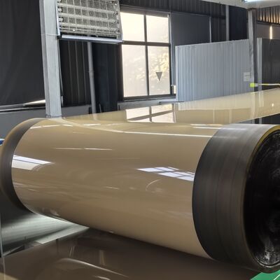 Alloy 3105 Pre-Painted Aluminium Coil dengan PPG Kynar PVDF Coating in Matte Grey RAL 7046 untuk Lembar Atap