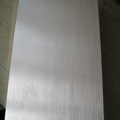 Wire Drawing Finish Aluminium Sheet For Home Appliances Panel Alloy 1060 045mm tebal Prepainted Coil Ringan awet Dan Mudah Diproses