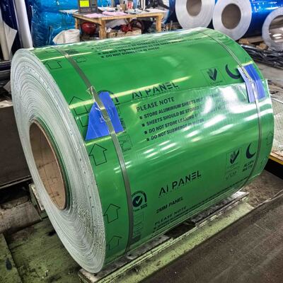 Paduan 3003 Lembar aluminium pracat 0,032'' untuk sistem atap produksi