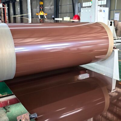 0.5mm 0,7mm Ketebalan PE/PVDF Lapisan Aluminium Prepainted untuk atap logam Panel bergelombang