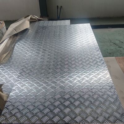 Pelat Pemeriksa Aluminium Paduan Aluminium 1050 untuk Kotak Perkakas | Ketebalan 1,2–3,0 mm | Lebar 1000–1500 mm | Pola Lima Batang atau Berlian | Pabrik Selesai atau Dipoles