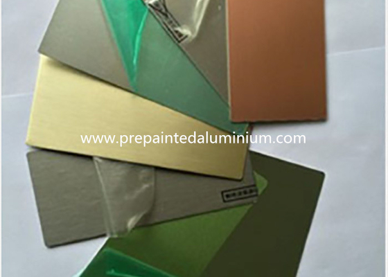 RAL 8017 PVDF Kedua Sisi Aluminium Painted Coil Untuk Membuat Talang Dan Gudang